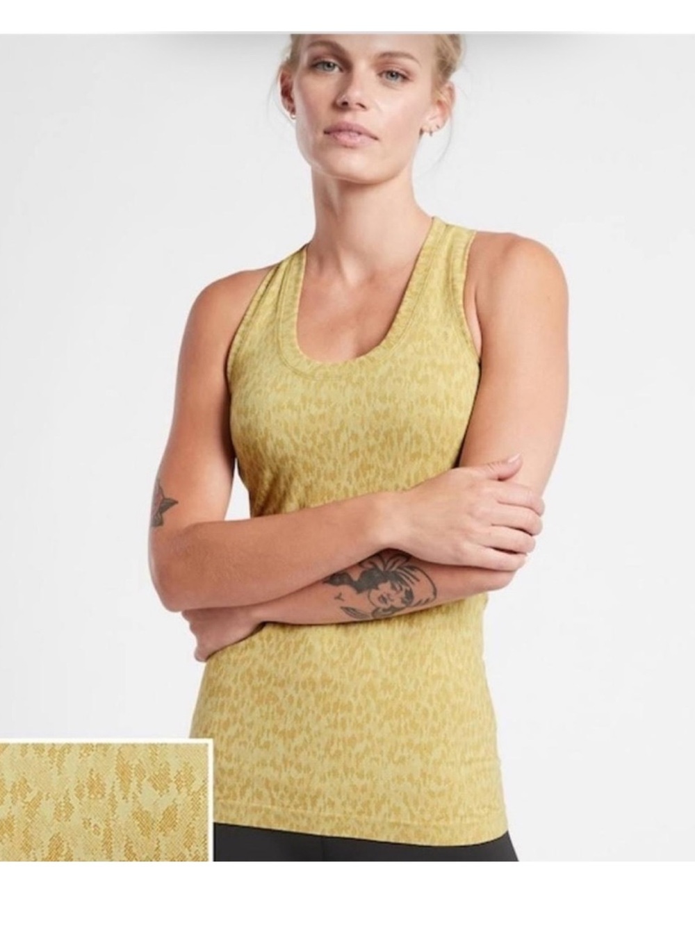Athleta Momentum Seamless Tank in the Allure Print.